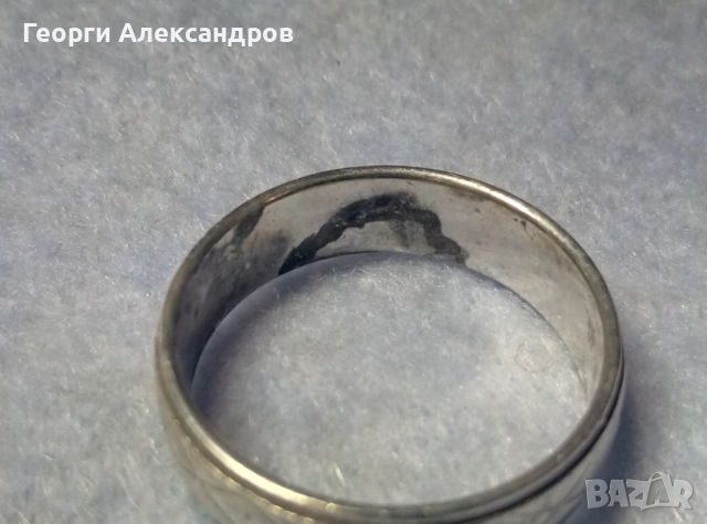 Стилно орнаментиран СРЕБЪРЕН ПРЪСТЕН Тип ХАЛКА Сребро 925 Унисекс АРТ Модел, снимка 5 - Пръстени - 52689020