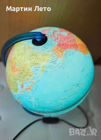 Светещ глобус 25 см. Страхотен!, снимка 6 - Ученически пособия, канцеларски материали - 53147085