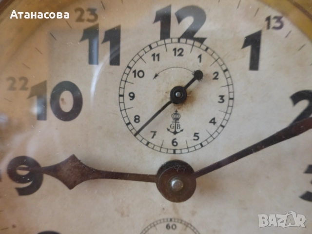 Настолен будилник часовник Gustav Beker 1920 г, снимка 3 - Антикварни и старинни предмети - 51852257