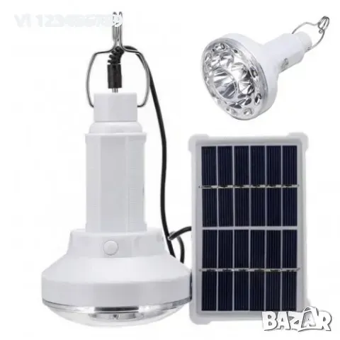 Соларна акумулаторна лампа Led Bulb Light SMD Lamp EP-022, снимка 2 - Соларни лампи - 49454683