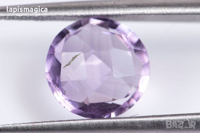 Аметист 2.14ct 8.8mm шахматна шлифовка #8, снимка 1 - Други - 46233223