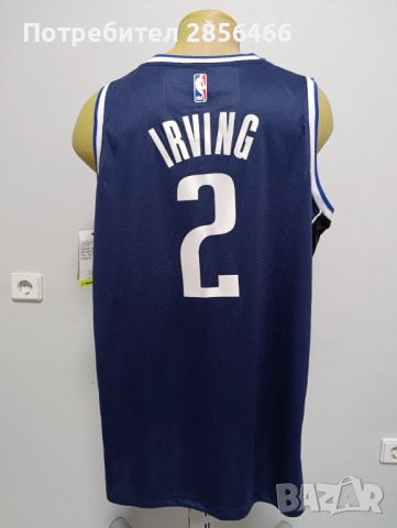 Мъжки потник JORDAN Dallas Mavericks Kyrie Irving размер XL, снимка 7 - Тениски - 52313881