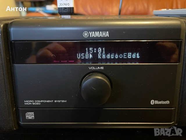 YAMAHA MCR-B020 micro система CD колони дистанционно MP3 USB Bluetooth, снимка 3 - Аудиосистеми - 52343234
