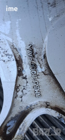 4бр ляти джанти 7J17 ЕТ50. 5x108. OEM BM5J-1007-AA. Свалени са от Ford Fokus...., снимка 2 - Гуми и джанти - 53979100