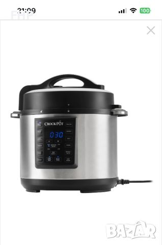 Мултикукър MultiCooker Crock-Pot Express CSC051X, 1000 W, 5.6 л, снимка 3 - Мултикукъри - 46162878