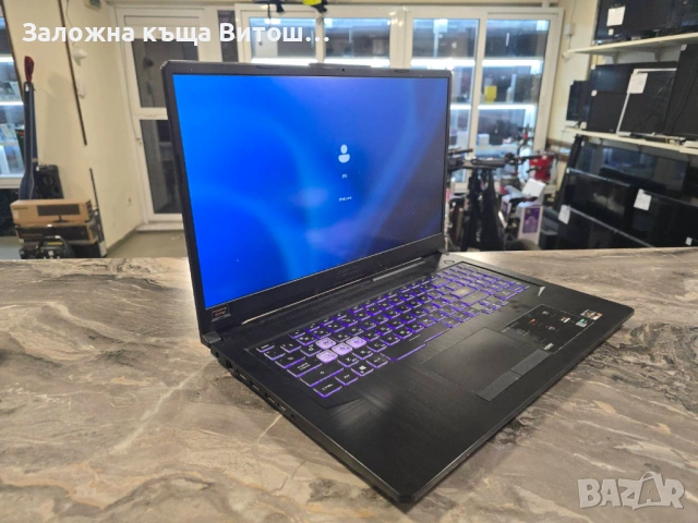 Лаптоп Asus Tuf A17 FA706 AMD Ryzen 7 4800H 16GB RAM 475 GB SSD, снимка 2 - Лаптопи за игри - 53726937