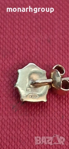 Златна обеца 18к / огъната/, снимка 4 - Обеци - 54289585