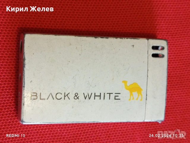 Метална запалка Camel 🐫 Black White за КОЛЕКЦИЯ ДЕКОРАЦИЯ 40340, снимка 6 - Запалки - 53602166