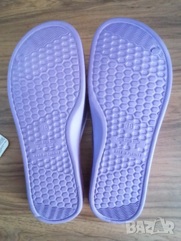 Нови дамски джапанки № 38, стелка 24см лилави, снимка 3 - Джапанки - 53831614