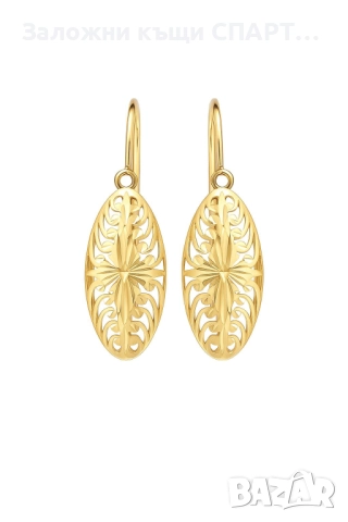 Нови златни обеци Грамаж: 2.81гр.