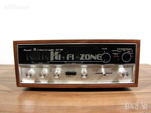Усилвател Sansui qs-500, снимка 2 - Ресийвъри, усилватели, смесителни пултове - 51594643