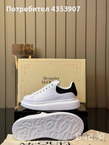  Alexander McQueen дамски кецове, снимка 5 - Кецове - 53347476