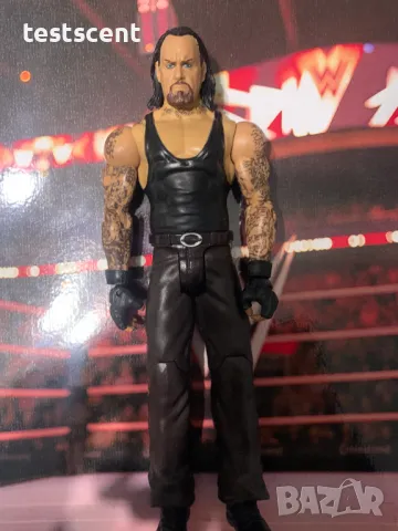 Екшън фигура WWE The Undertaker Гробаря Mattel играчка action figure, снимка 4 - Колекции - 48502982