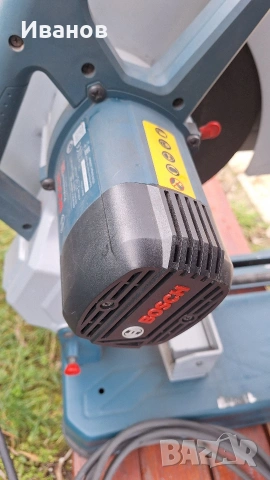 Отрезна машина за метал Bosch зедно с 18 диска и остатъчна гаранция, снимка 4 - Други машини и части - 53409726
