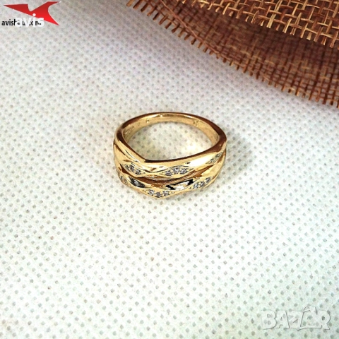 Пръстен с 14К златно покритие 224856