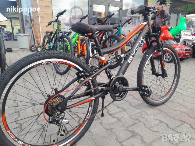 BYOX Велосипед 24" VERSUS черен.червен, снимка 6 - Велосипеди - 53848950