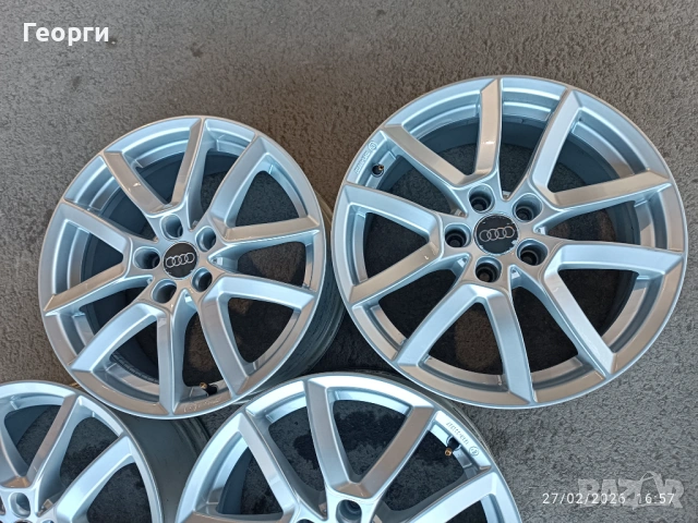 4бр.алуминиева джанта 17цола за Audi 5x112, снимка 3 - Гуми и джанти - 53666383