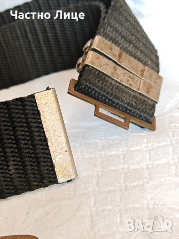 Рядък Български Оригинален Параден Соц Пожарникарски Колан 1970те г с бронзова катарама, снимка 4 - Антикварни и старинни предмети - 53961139