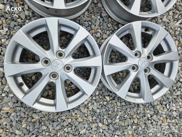 4x100..15.цола..5j ET46 оргинални Mitsubishi, снимка 3 - Гуми и джанти - 50618960