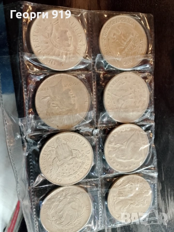 Морган долари реплика, снимка 2 - Нумизматика и бонистика - 53579417