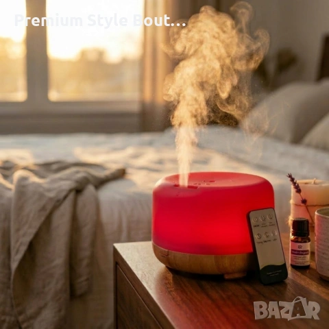 Арома дифузер - овлажнител за въздух с дистанционно управление, снимка 9 - Други стоки за дома - 53896013