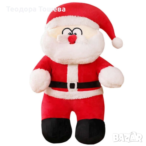 Плюшена играчка дядо Коледа 35см, снимка 3 - Плюшени играчки - 52793798