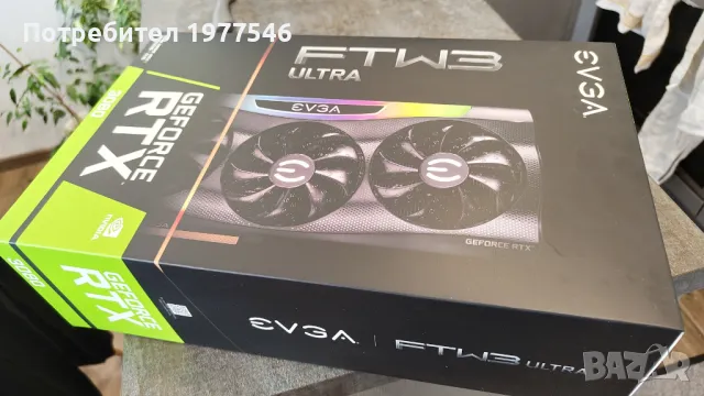 EVGA 3080 FTW3 Ultra, снимка 2 - Видеокарти - 48589343