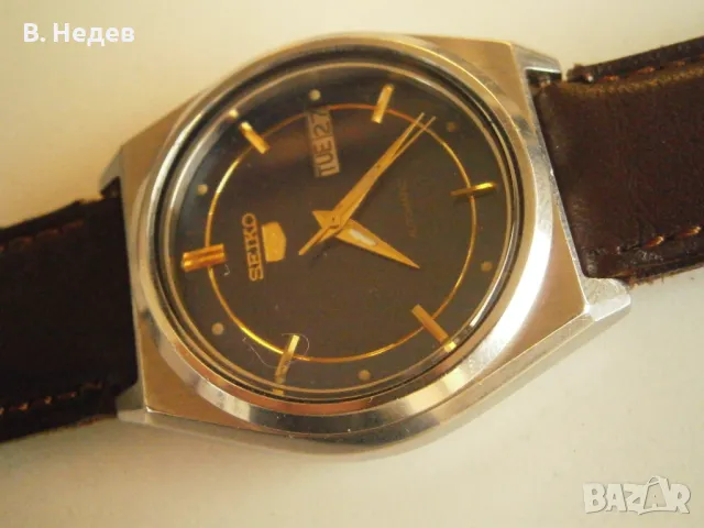 SEIKO 5, cal. 7009A-876A, vtg automatic, каса – 37,2mm, Japan, TOP!, снимка 3 - Мъжки - 38241476