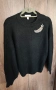 H&M нов черен пуловер с брошка, снимка 5