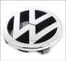 Емблема за решетка VW 125 мм – Polo, Touran, EOS, MK5 сива, снимка 1