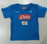 Бебешка футболна тениска Napoli Kappa Kimbo RN # 136820 домакински екип от сезон 2016/2017, снимка 1
