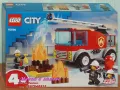 Продавам лего LEGO CITY 60280 - Камион с пожарникарска стълба , снимка 1