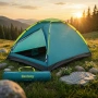 Двуместна лека къмпинг палатка с комарник и чанта за пренасяне, 205x145x100см, снимка 1