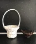 Бамбук и дърворезба - ръчна изработка; кошнички, снимка 8