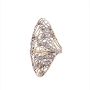 Златен дамски пръстен 3,25гр. размер:62 14кр. проба:585 модел:18268-4, снимка 1 - Пръстени - 45403465