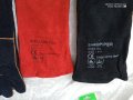 Ръкавици за заваряване,Огнеупорни кожени ръкавици, устойчиви на огън/плам, заварчици,естествена кожа, снимка 8