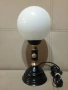 Комплект от две красиви лампи с бели сферични стъклени абажури, снимка 2