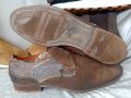 мъжки обувки от естествена кожа DANIEL HECHTER® MEN´S LEATHER LOW SHOES - COGNAC BROWN, N- 43 - 44, снимка 18