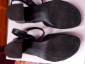 Летни елегантни черни сандали от естествена кожа с лак, 39 номер, снимка 8