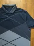 Nike Men's Dri-FIT Vapor Argyle Golf Polo Shirt - страхотна мъжка тениска КАТО НОВА 2ХЛ, снимка 4