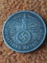 Сребърна монета 5 райхс марки 1936 година нацистка Германия трети райх 51444, снимка 1