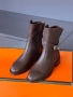 дамски боти на ток hermes , снимка 3