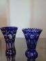 Сет от две кристални вази, снимка 1
