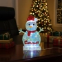 LED светещ снежен човек Merry Christmas, снимка 6