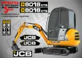 JCB 8008cts стикери надписи, снимка 10