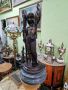 Уникална голяма антикварна колекционерска френска авторска бронзова фигура , снимка 1 - Антикварни и старинни предмети - 45092257