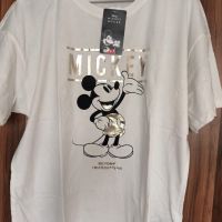 Бяла тениска с Mickey 2XL, снимка 1 - Тениски - 45427515