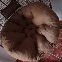 2бр голяма кръгла възглавница ПУФ Плюш Легло за куче , снимка 2 - Декорация за дома - 44940267