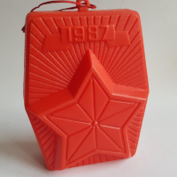 Стара руска пластмасова кутия от бонбони играчка, колекция., снимка 1 - Колекции - 45038159