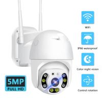 WiFi FULLHD камера за външно наблюдение с 360 градусова, водоустойчива, аудио, снимка 1 - IP камери - 45509961